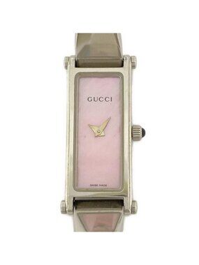 Gucci Watch Shell Dial Pink